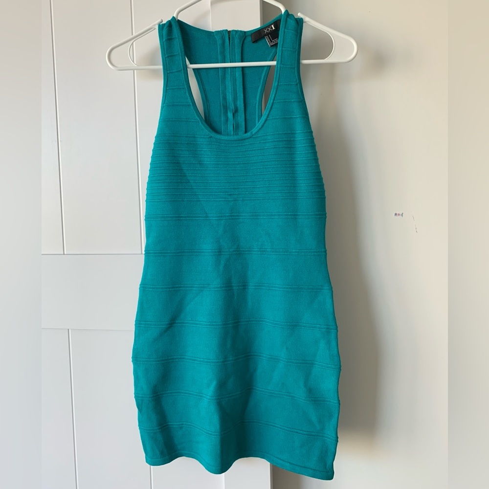 Forever 21 Stretch Knit Dress with Open Back